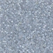 DB1677:  HALF PACK Pearl Lined Transparent Pale Gray AB 11/0 Miyuki Delica Bead 50 grams - DB1677_1/2pk