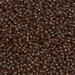 DB1684:  HALF PACK Silverlined Glazed Dark Rootbeer 11/0 Miyuki Delica Bead 50 grams - DB1684_1/2pk