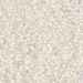 DB1701:  HALF PACK Pearl Lined Transparent Pale Beige AB 11/0 Miyuki Delica Bead 50 grams - DB1701_1/2pk