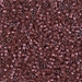 DB1705:  HALF PACK Copper Pearl Lined Transparent Dark Cranberry 11/0 Miyuki Delica Bead 50 grams - DB1705_1/2pk