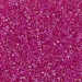 DB1743:  HALF PACK Hot Pink Lined Crystal AB 11/0 Miyuki Delica Bead 50 grams - DB1743_1/2pk