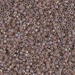 DB1749:  HALF PACK Cocoa Lined Opal AB 11/0 Miyuki Delica Bead 50 grams - DB1749_1/2pk