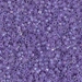 DB1753:  HALF PACK Sparkling Purple Lined Opal AB 11/0 Miyuki Delica Bead 50 grams - DB1753_1/2pk
