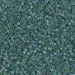 DB1768:  HALF PACK Forest Green Lined Opal AB 11/0 Miyuki Delica Bead 50 grams - DB1768_1/2pk