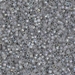 DB1770:  HALF PACK Sparkling Pewter Lined Opal AB 11/0 Miyuki Delica Bead 50 grams - DB1770_1/2pk