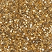 DBC-0031:  HALF PACK 24kt Gold Plated Cut 11/0 Miyuki Delica Bead 25 grams - DBC-0031_1/2pk