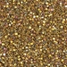 DBC-0501:  HALF PACK 24kt Gold Iris 11/0 Miyuki Delica Bead 25 grams - DBC-0501_1/2pk