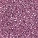 DBC-0902:  HALF PACK Sparkling Peony Pink Lined Crystal Cut 11/0 Miyuki Delica Bead 50 grams - DBC-0902_1/2pk