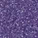 DBC-0906:  HALF PACK Sparkling Purple Lined Crystal Cut 11/0 Miyuki Delica Bead 50 grams - DBC-0906_1/2pk