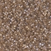 DBC-0907:  HALF PACK Sparkling Beige Lined Crystal Cut 11/0 Miyuki Delica Bead 50 grams - DBC-0907_1/2pk