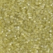 DBC-0910:  HALF PACK Sparkling Yellow Green Lined Crystal Cut 11/0 Miyuki Delica Bead 50 grams - DBC-0910_1/2pk