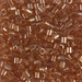 DBL-0121:  HALF PACK Apricot Topaz Gold Luster 8/0 Miyuki Delica Bead 50 grams - DBL-0121_1/2pk