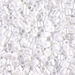 DBL-0201:  HALF PACK White Pearl Ceylon 8/0 Miyuki Delica Bead 50 grams - DBL-0201_1/2pk