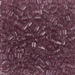 DBL-0711:  HALF PACK Transparent Smoky Amethyst 8/0 Miyuki Delica Bead 50 grams - DBL-0711_1/2pk