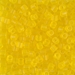DBL-0743:  HALF PACK Matte Transparent Yellow 8/0 Miyuki Delica Bead 50 grams - DBL-0743_1/2pk