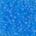 DBL-0747:  HALF PACK Matte Transparent Aqua 8/0 Miyuki Delica Bead 50 grams - DBL-0747_1/2pk