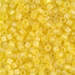 DBL-0854:  HALF PACK Matte Transparent Yellow AB 8/0 Miyuki Delica Bead 50 grams - DBL-0854_1/2pk