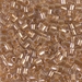 DBL-0901:  HALF PACK Sparkling Honey Beige Lined Crystal 8/0 Miyuki Delica Bead 50 grams - DBL-0901_1/2pk