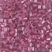 DBL-0902:  HALF PACK Sparkling Peony Pink Lined Crystal 8/0 Miyuki Delica Bead 50 grams - DBL-0902_1/2pk