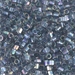 DBLC-0111:  HALF PACK Transparent Blue Gray Gold Luster Cut 8/0 Miyuki Delica Bead 50 grams - DBLC-0111_1/2pk