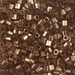 DBLC-0115:  HALF PACK Dark Topaz Gold Luster Cut 8/0 Miyuki Delica Bead 50 grams - DBLC-0115_1/2pk