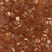DBLC-0121:  HALF PACK Apricot Topaz Gold Luster Cut 8/0 Miyuki Delica Bead 50 grams - DBLC-0121_1/2pk