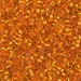 DBM0045:  HALF PACK Silverlined Orange 10/0 Miyuki Delica Bead 50 grams - DBM0045_1/2pk