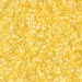 DBM0053:  HALF PACK Light Yellow Lined Crystal AB  10/0 Miyuki Delica Bead 50 grams - DBM0053_1/2pk