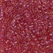 DBM0062:  HALF PACK Light Cranberry Lined Topaz Luster 10/0 Miyuki Delica Bead 50 grams - DBM0062_1/2pk