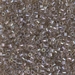DBM0064:  HALF PACK Taupe Lined Crystal AB 10/0 Miyuki Delica Bead 50 grams - DBM0064_1/2pk