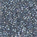 DBM0111:  HALF PACK Transparent Blue Gray Rainbow Gold Luster 10/0 Miyuki Delica Bead 50 grams - DBM0111_1/2pk