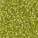 DBM0147:  HALF PACK Silverlined Chartreuse 10/0 Miyuki Delica Bead 50 grams - DBM0147_1/2pk