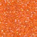 DBM0151:  HALF PACK Transparent Orange AB 10/0 Miyuki Delica Bead 50 grams - DBM0151_1/2pk