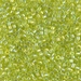 DBM0174:  HALF PACK Transparent Chartreuse AB 10/0 Miyuki Delica Bead 50 grams - DBM0174_1/2pk