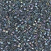 DBM0179:  HALF PACK Transparent Gray AB 10/0 Miyuki Delica Bead 50 grams - DBM0179_1/2pk
