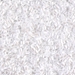 DBM0201:  HALF PACK White Pearl Ceylon 10/0 Miyuki Delica Bead 50 grams - DBM0201_1/2pk