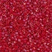DBM0214:  HALF PACK Opaque Red Luster 10/0 Miyuki Delica Bead 50 grams - DBM0214_1/2pk