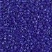 DBM0216:  HALF PACK Opaque Cobalt Luster 10/0 Miyuki Delica Bead 50 grams - DBM0216_1/2pk