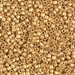 DBM0331:  HALF PACK Matte 24kt Gold Plated 10/0 Miyuki Delica Bead 25 grams - DBM0331_1/2pk