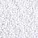 DBM0351:  HALF PACK Matte White 10/0 Miyuki Delica Bead 50 grams - DBM0351_1/2pk