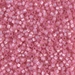 DBM0625:  HALF PACK Dyed Rose Silverlined Alabaster 10/0 Miyuki Delica Bead 50 grams - DBM0625_1/2pk