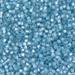DBM0628:  HALF PACK Dyed Aqua Silverlined Alabaster  10/0 Miyuki Delica Bead 50 grams - DBM0628_1/2pk
