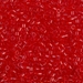 DBM0704:  HALF PACK Transparent Red Orange  10/0 Miyuki Delica Bead 50 grams - DBM0704_1/2pk