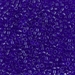 DBM0707:  HALF PACK Transparent Cobalt  10/0 Miyuki Delica Bead 50 grams - DBM0707_1/2pk