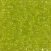 DBM0712:  HALF PACK Transparent Chartreuse  10/0 Miyuki Delica Bead 50 grams - DBM0712_1/2pk