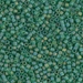 DBM0858:  HALF PACK Matte Transparent Green AB 10/0 Miyuki Delica Bead 50 grams - DBM0858_1/2pk