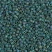 DBM0859:  HALF PACK Matte Transparent Dark Emerald AB 10/0 Miyuki Delica Bead 50 grams - DBM0859_1/2pk