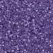DBM0906:  HALF PACK Sparkling Purple Lined Crystal 10/0 Miyuki Delica Bead 50 grams - DBM0906_1/2pk