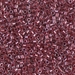 DBM0924:  HALF PACK Sparkling Cranberry Lined Crystal 10/0 Miyuki Delica Bead 50 grams - DBM0924_1/2pk