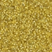 DBS0145:  HALF PACK Silverlined Yellow  15/0 Miyuki Delica Bead 50 grams - DBS0145_1/2pk